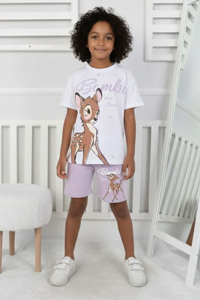 Bambi Baskı Kız Çocuk Takım - Resim 6