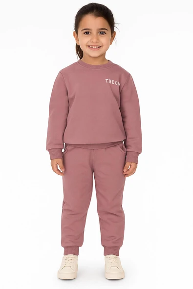 The CITY Baskılı Pamuk 2 İplik Mevsimlik Unisex Çocuk Takım ürün görseli 1