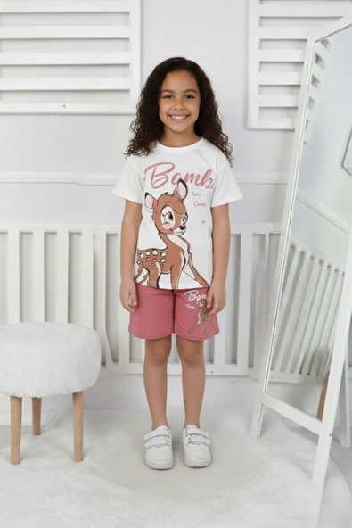 Bambi Baskı Kız Çocuk Takım - Resim 3