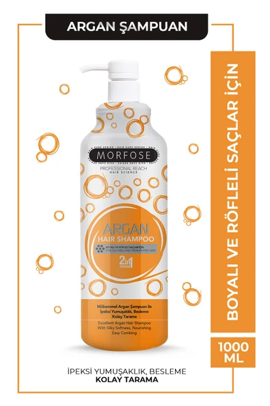 MORFOSE ŞAMPUAN 1000ML ARGAN ürün görseli 1