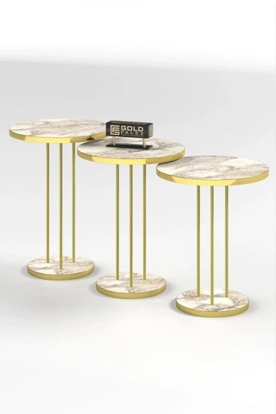Zigon Sehpa Terra Gold Efes - Resim 4