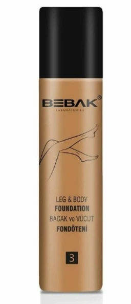 BEBAK BACAK FONDÖTENİ 75ML NO.3 KOYU ürün görseli 1