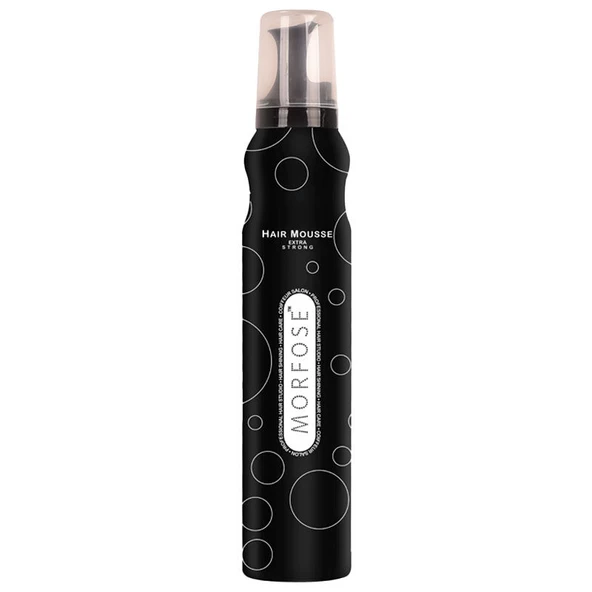 MORFOSE SAÇ KÖPÜĞÜ 200ML SİYAH ürün görseli 1