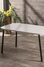 Orta Sehpa Metal Ayak Beyaz KR ürün görseli 1