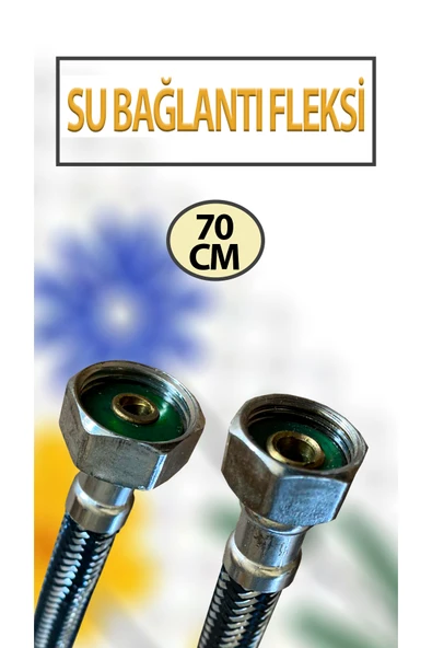 1/2 X 1/2 Su Bağlantı Fleksi 70 Cm Uzunluğunda ürün görseli 1