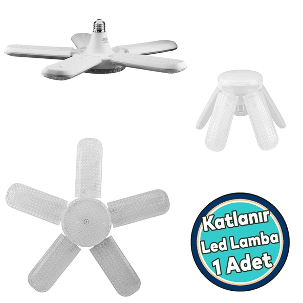 Tasarruflu Ampul 72 W Led Lamba Beyaz E27 Duy 6480 Lümen Uzun Ömürlü 220 Volt 1 Adet ürün görseli 1