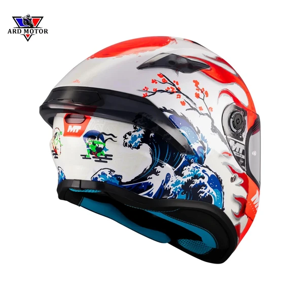 MT TARGO S YAMANAKA A5 PARLAK KASK - Resim 5