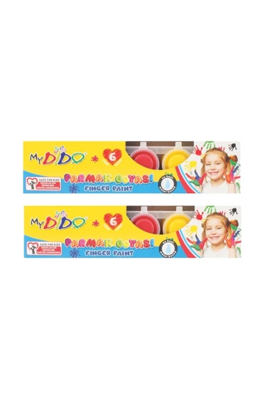 SÜDOR MYDİDO PARMAK BOYA SET ( 6 * 22 ml ) ( İki Adet ) ürün görseli 1