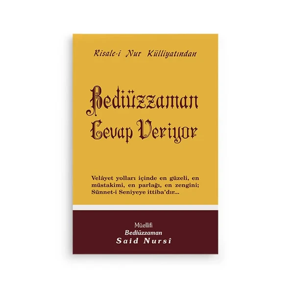 Bediüzzaman Cevap Veriyor Normal Boy (10x16) ürün görseli 1