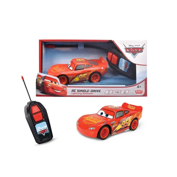 203081008 RC Cars Lightning McQueen 1:32 1 channel 27 MHz forward-straight ürün görseli 1