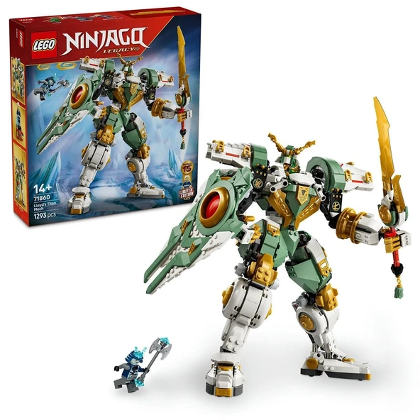 71860 Lego NinjagoLloyd'un Titan Robotu 15.Yıl Limited Eddition 1293 prç+14 yaş ürün görseli 1