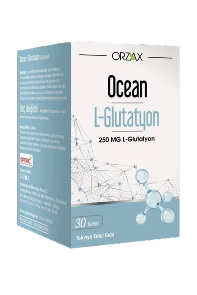 Ocean L-Glutatyon 250 mg 30 Tablet ürün görseli 1