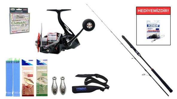 Ryuji Seawolf 1.68m 150-250 gr&Ryuji Raptor 6000D Tekne Seti ürün görseli 1