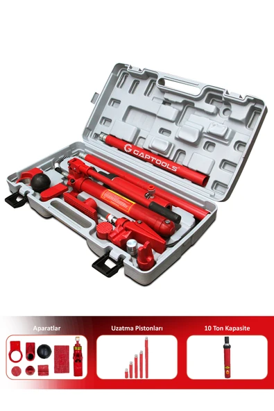 Gaptools Oto Doğrultma Hidrolik 10ton Gpt110 ürün görseli 1