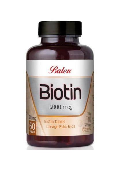 Balen Biotin 300 mg 60 Tablet ürün görseli 1