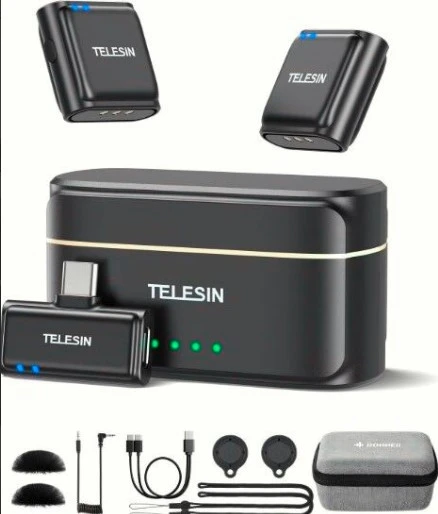 Telesin Wireless Lavalier Microphone ürün görseli 1