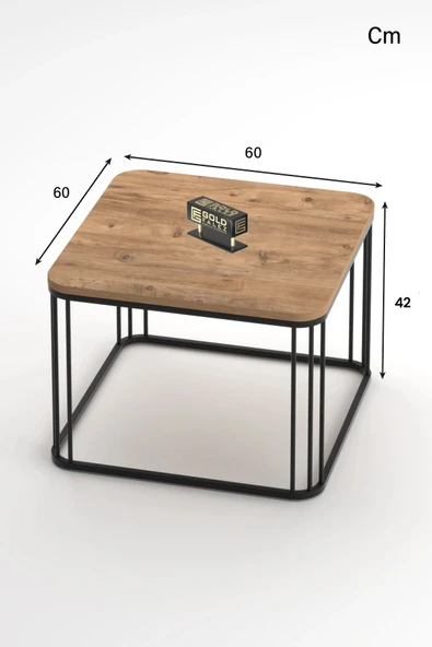 Orta Sehpa Tekli Alize Ceviz - Resim 2