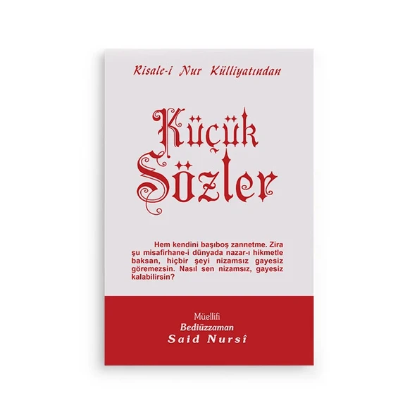 Küçük Sözler Normal Boy (10x16) ürün görseli 1
