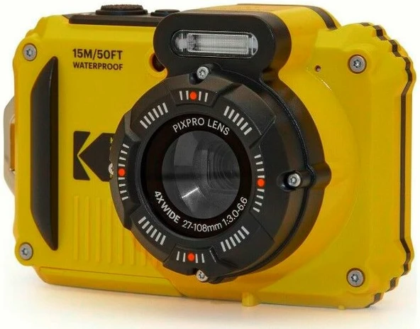 Kodak Pixpro WPZ2 Dijital Makine + 16GB SD + 2.Lityum Pil + Adaptör ürün görseli 1