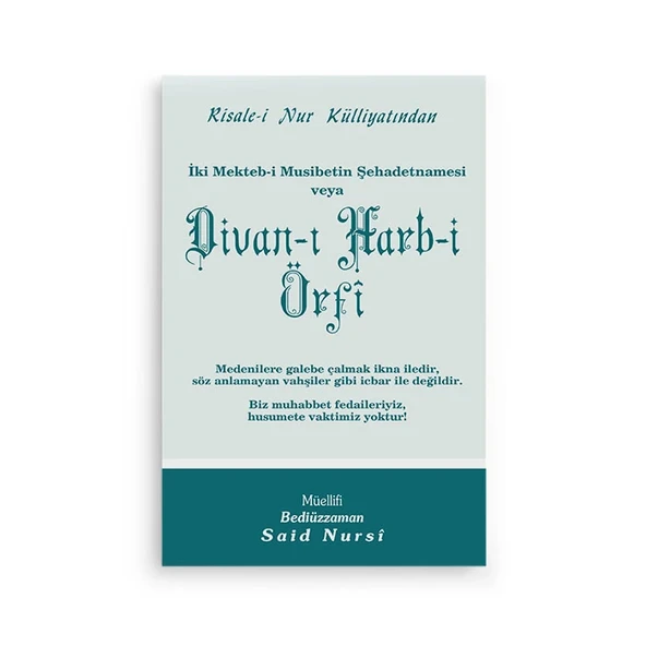 Dîvan-ı Harb-i Örfî Normal Boy (10x16) ürün görseli 1