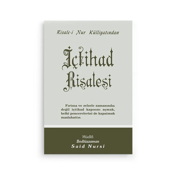 İçtihad Risalesi Normal Boy (10x16) ürün görseli 1