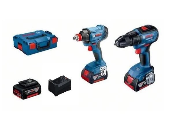 Bosch GDX 180-LI + GSR 18V-50 + 3x5.0 Ah ürün görseli 1