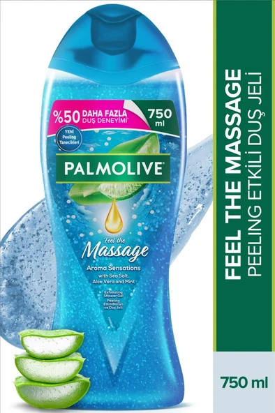 Palmolive Aroma Sensations Feel The Massage Peeling Etkili Banyo ve Duş Jeli 750 ml ürün görseli 1