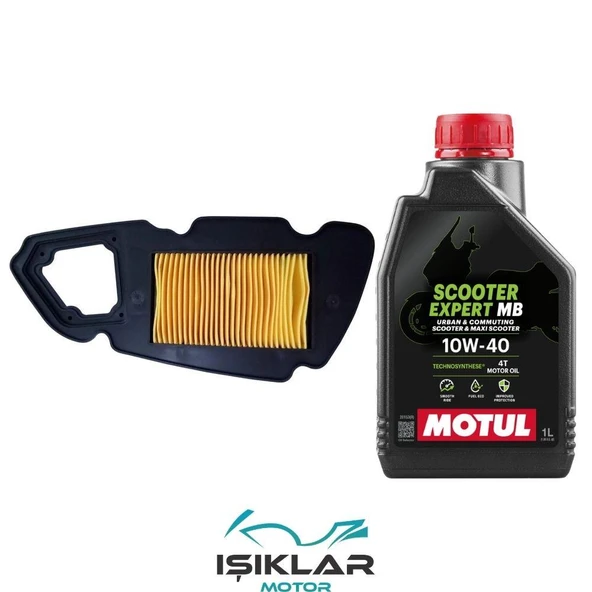 Kanuni Mati 125 Motul Yağ Ve Hava Filtre Bakım Seti Bs0007 ürün görseli 1
