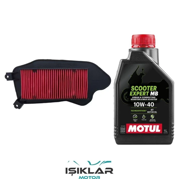Honda Spacy 110 Motul Yağ Ve Hava Filtre Bakım Seti Bs0001 ürün görseli 1
