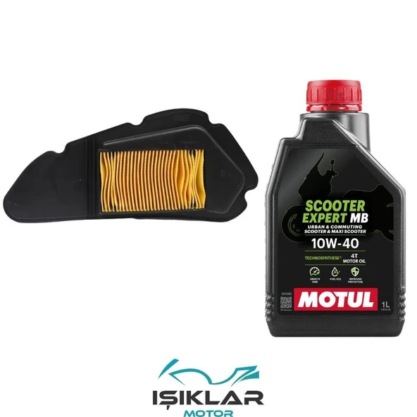 Rks Vrs 125 Motul Yağ Ve Hava Filtre Bakım Seti Bs0009 ürün görseli 1