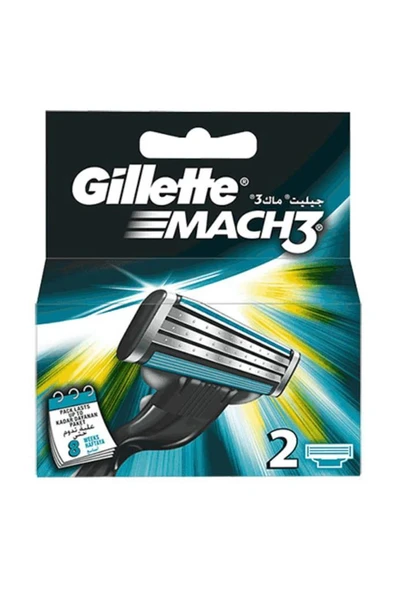 Gillette Mach3 Yedek Bıçak 2'Li ürün görseli 1