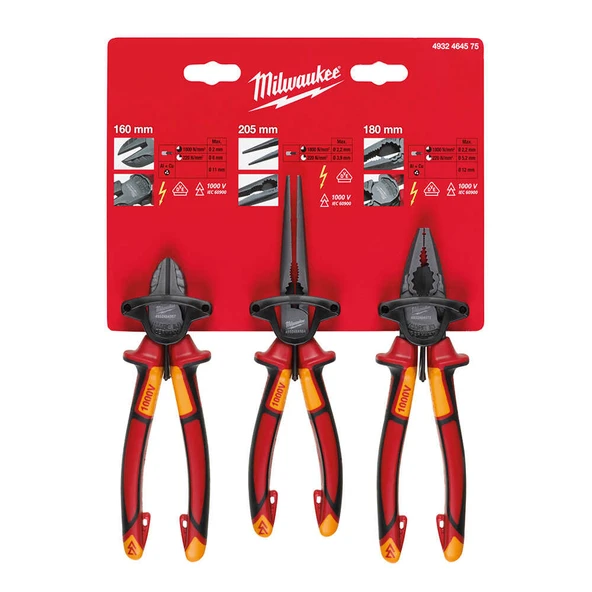 Milwaukee 3 Parça Vde Pense Seti - 4932464575 ürün görseli 1