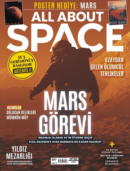 All About Space Dergi Mart-Nisan-Mayıs-Haziran 2026 ürün görseli 1