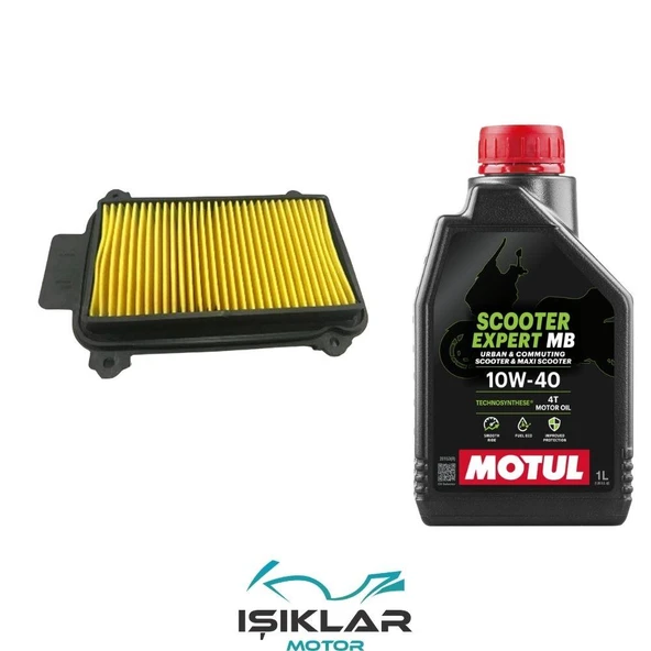 Hero Dash 110 Motul Yağ Ve Hava Filtre Bakım Seti Bs0002 ürün görseli 1