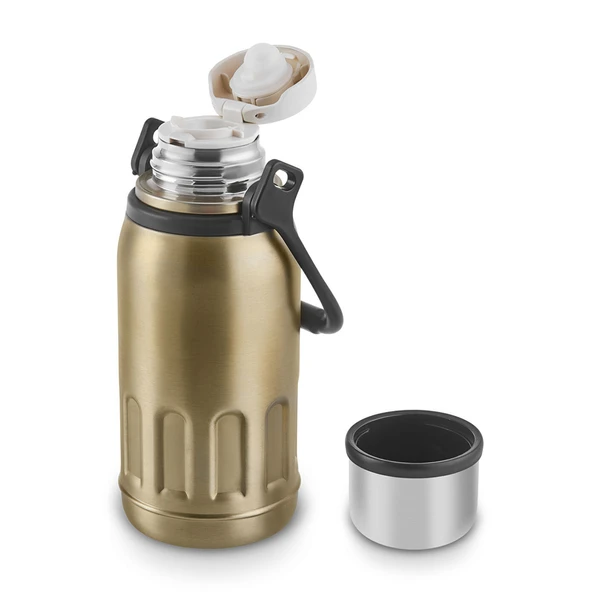 Karaca Adent 800 ml Çelik Termos - Gold - Resim 7