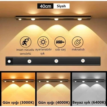 Cata CT-2464 Bella Slim Kabinet Armatürü Şarjlı Sensörlü ürün görseli 1