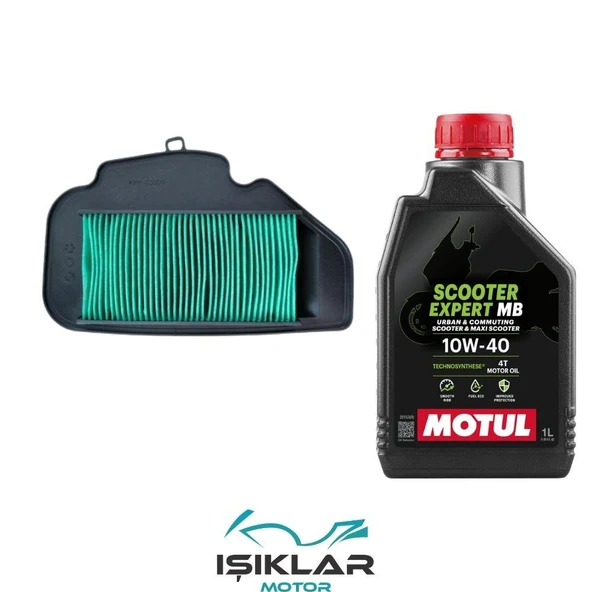 Honda Activa 125 Motul Yağ Ve Hava Filtre Bakım Seti Bs0010 ürün görseli 1