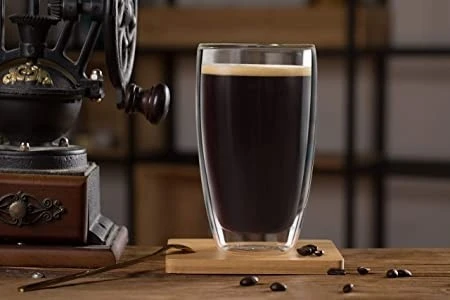 450 ml Çift Camlı Bardak Çift Cidarlı Cam Bardak - Resim 5