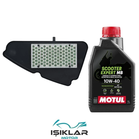 Honda Dio 110 Motul Yağ Ve Hava Filtre Bakım Seti Bs0011 ürün görseli 1