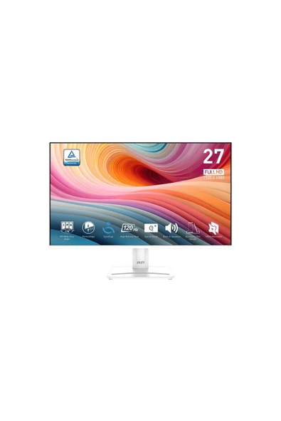 MSI 27" PRO MP275W E2 1920x1080 (FHD) FLAT IPS 120HZ 1MS ADAPTIVE-SYNC MONITOR ürün görseli 1