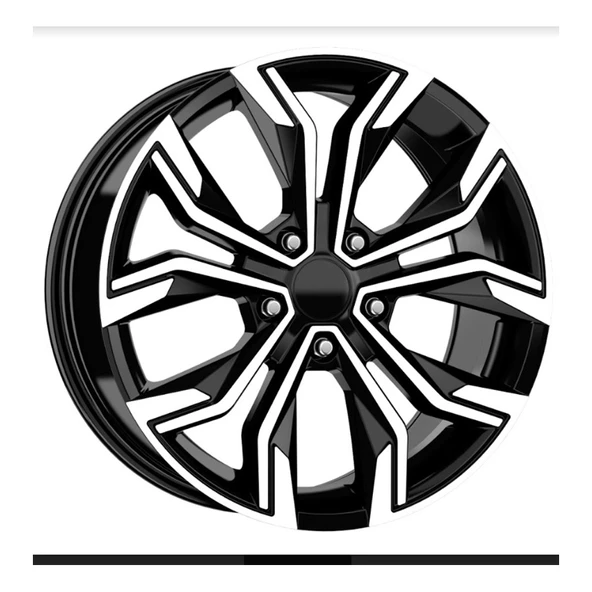 7.5 X 17 DY-667 4X100 ET40 60.1 BLACK MACHINED XL (4 ADET) ürün görseli 1