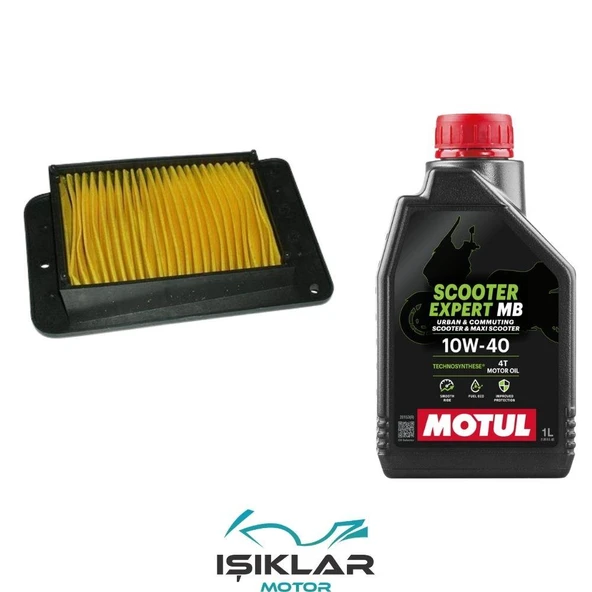 Peugeot Tweet 125 Motul Yağ Ve Hava Filtre Bakım Seti Bs0038 ürün görseli 1