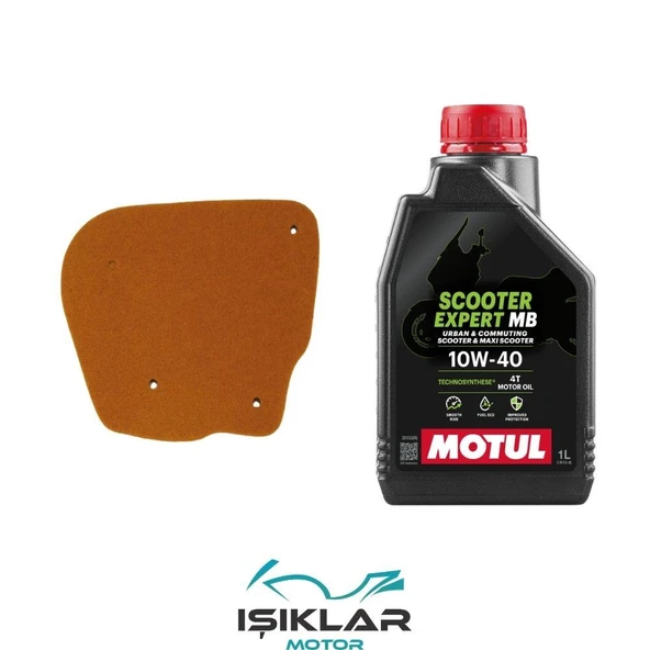 Yamaha Bws 100 Motul Yağ Ve Hava Filtre Bakım Seti Bs0004 ürün görseli 1
