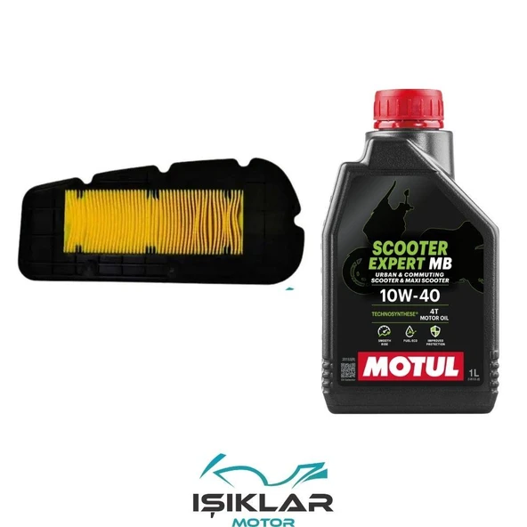 Sym Joyride 300 Motul Yağ Ve Hava Filtre Bakım Seti Bs0041 ürün görseli 1