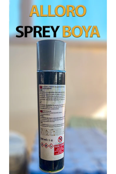Sprey Boya 200 Ml Gri - Resim 2