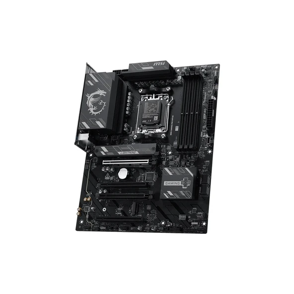 MSI MB B850 GAMING PRO WIFI6E AM5 DDR5 8200MHZ(OC) DP 1X HDMI 2x M.2 4x PCI-E x16 USB 10Gbs 2,5G LAN WI-FI 6E ATX ürün görseli 1