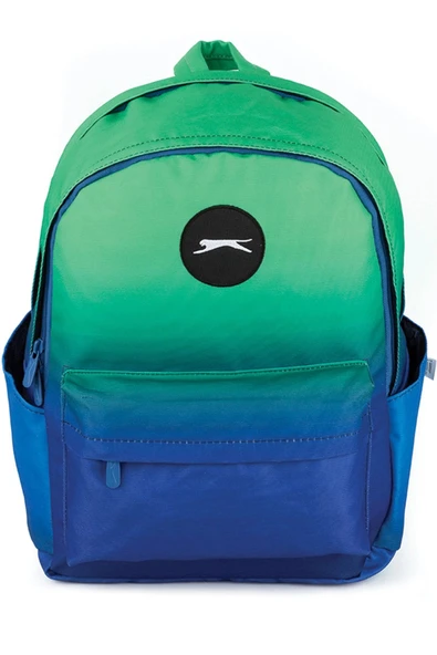 Slazenger Green Blue Color Rıot Kolej Çantası 23074 ürün görseli 1