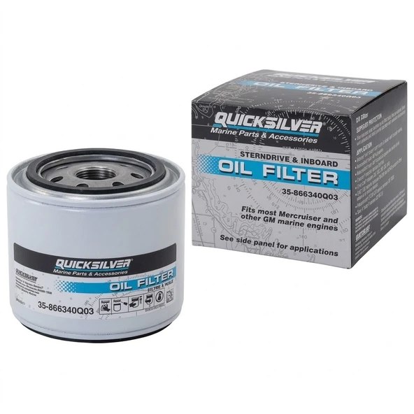 Quicksilver 35-866340Q03 MerCruiser 4.3 - 8.1L Mag Yağ Filtresi ürün görseli 1