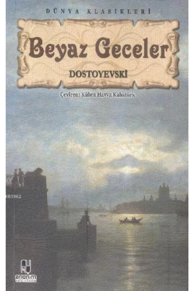 Beyaz Geceler. Dostoyevski̇ Anoni̇M ürün görseli 1