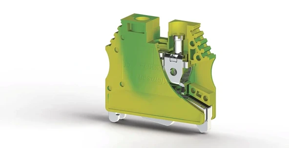 Klemsan 334140 Avk 6/10T Topraklama Ray Klemensi Vidalı 25 Ad ürün görseli 1